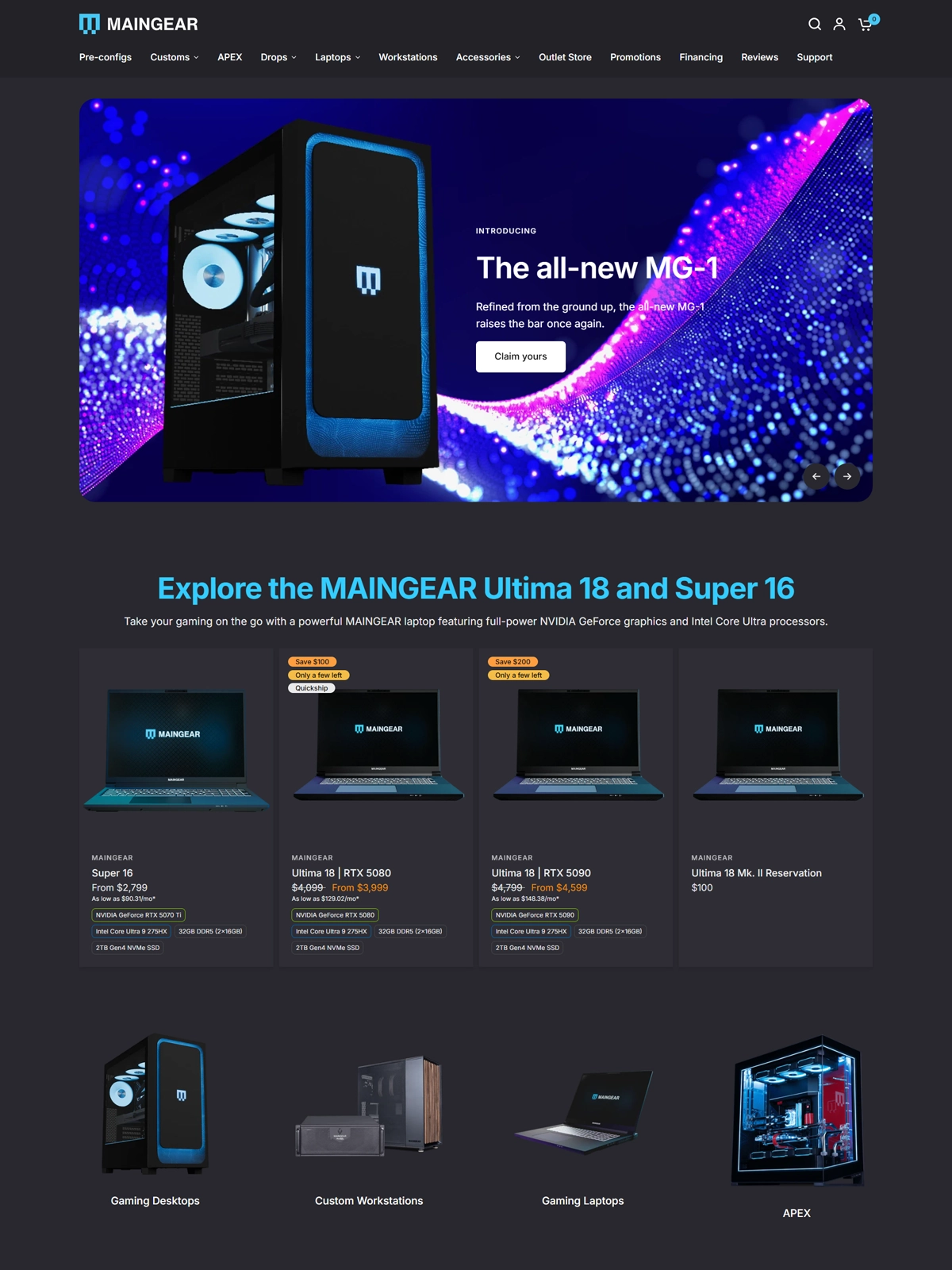 MAINGEAR Computers